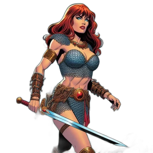 sword, comic book art, fantasy art, concept art transparent PNG cut-out