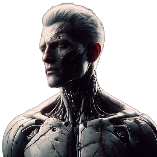 face, robot, creature, mask transparent PNG cut-out