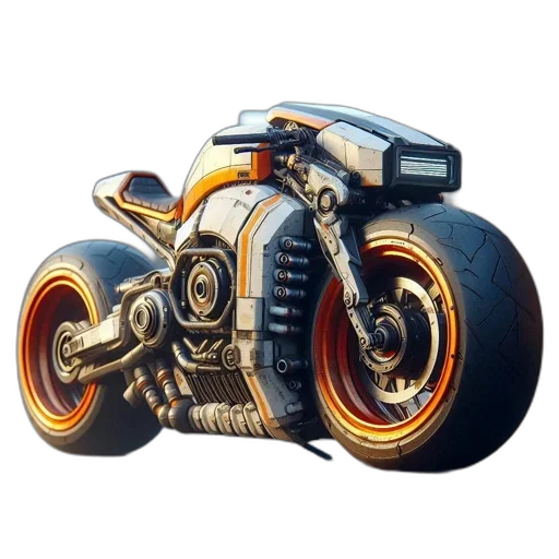 weapon, car, concept art, photorealistic transparent PNG cut-out