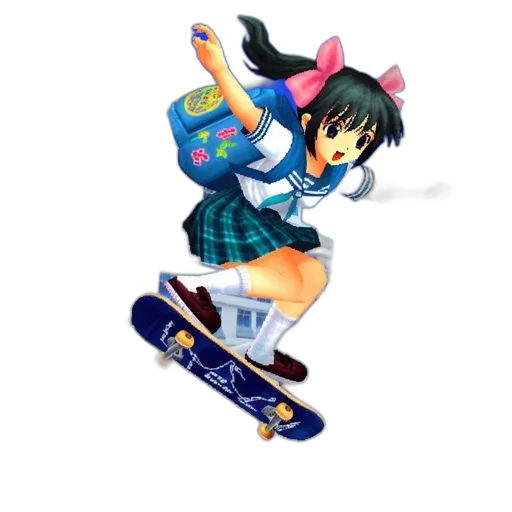 anime, cartoon, vaporwave, pixel art transparent PNG cut-out