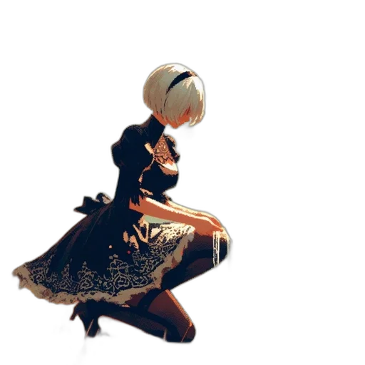 dress, crown, robot, mask transparent PNG cut-out