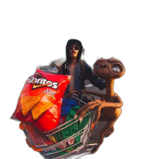 food, creature, jacket, mask transparent PNG cut-out