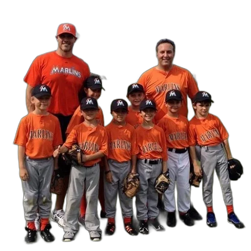 staff, group, young, baseball transparent PNG cut-out