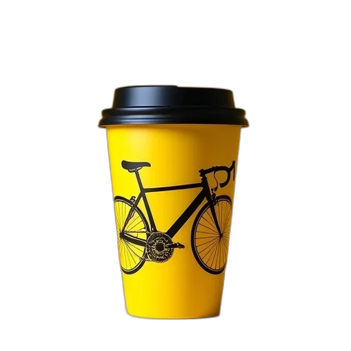 photorealistic, 3d render, golden, bicycle transparent PNG cut-out