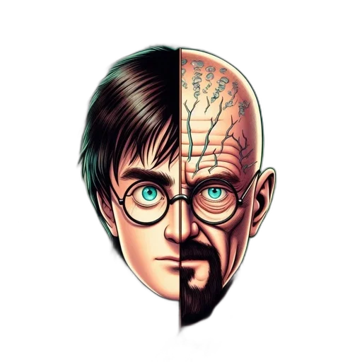 mask, face, hair, comic book art transparent PNG cut-out
