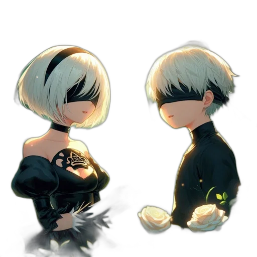 mask, creature, hair, jacket transparent PNG cut-out