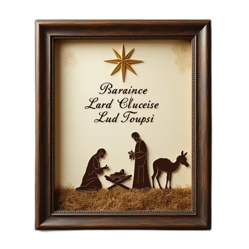 forest, framed, artwork, depicting transparent PNG cut-out