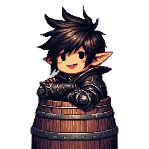 dragon, staff, pixel art, fantasy art transparent PNG cut-out