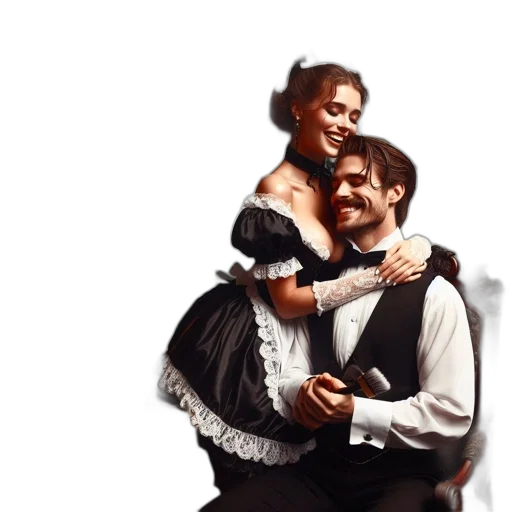 dress, oil painting, photorealistic, concept art transparent PNG cut-out