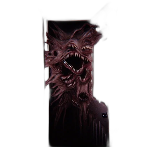 creature, mask, staff, face transparent PNG cut-out