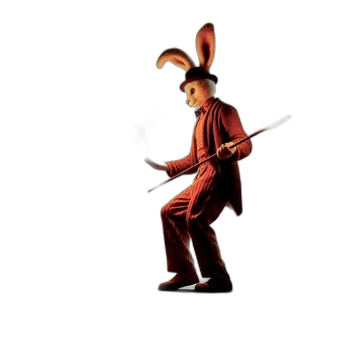 staff, hat, animal, creature transparent PNG cut-out