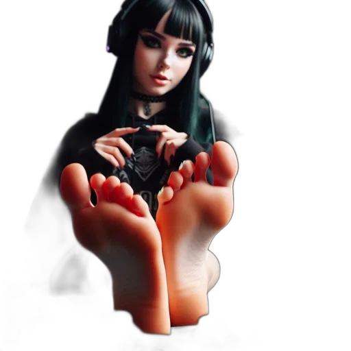 shoes, robot, creature, 3d render transparent PNG cut-out