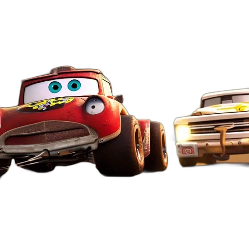 car, robot, concept art, 3d render transparent PNG cut-out