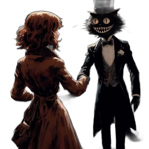 mask, hat, dress, concept art transparent PNG cut-out