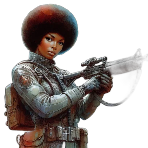 weapon, staff, robot, concept art transparent PNG cut-out