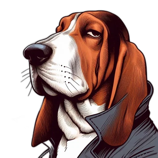 animal, face, photorealistic, cartoon transparent PNG cut-out