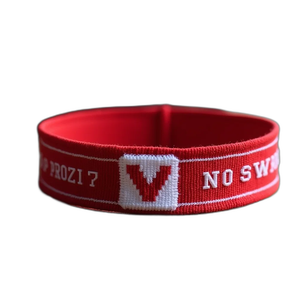 red, white, sweat, sweatband transparent PNG cut-out