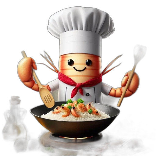 food, staff, 3d render, pixel art transparent PNG cut-out