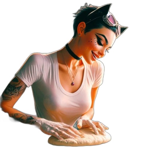 food, jewelry, staff, photorealistic transparent PNG cut-out