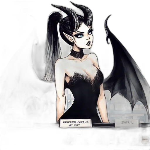 dragon, dress, fantasy art, concept art transparent PNG cut-out