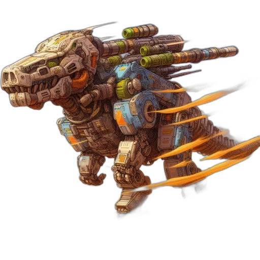 weapon, dragon, robot, sword transparent PNG cut-out