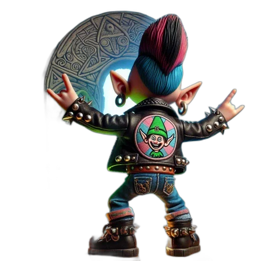 jacket, creature, 3d render, concept art transparent PNG cut-out