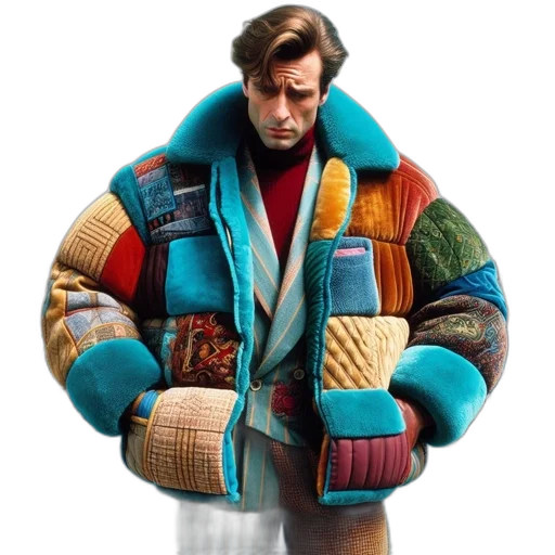 jacket, concept art, photorealistic, 3d render transparent PNG cut-out