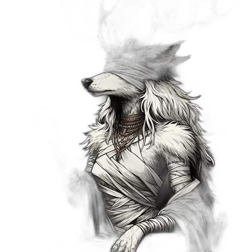 creature, jacket, animal, mask transparent PNG cut-out