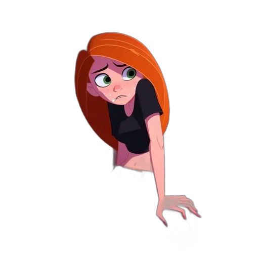 dress, hair, creature, hat transparent PNG cut-out