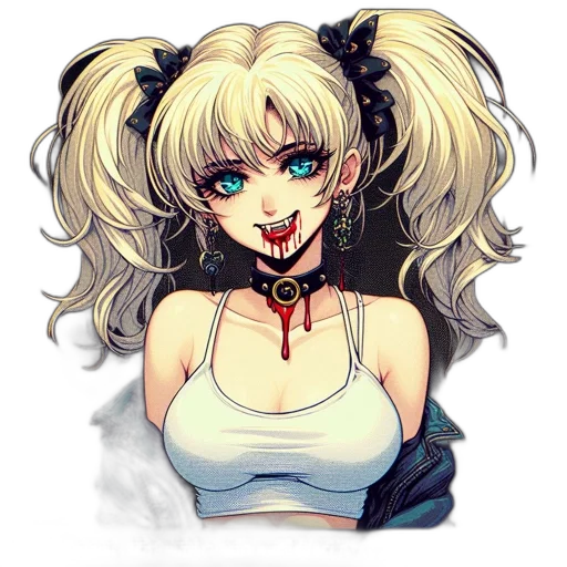 face, jewelry, anime, pixel art transparent PNG cut-out