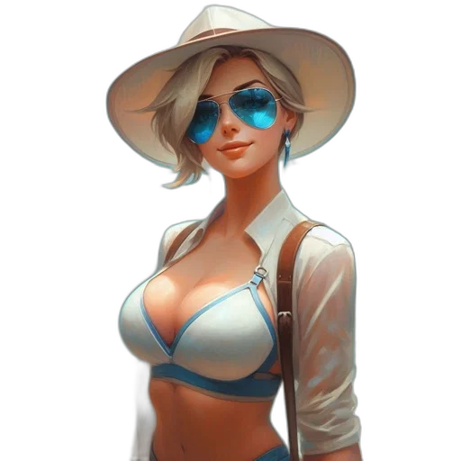 hat, jacket, dress, staff transparent PNG cut-out