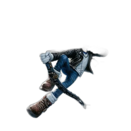 weapon, jacket, robot, shoes transparent PNG cut-out