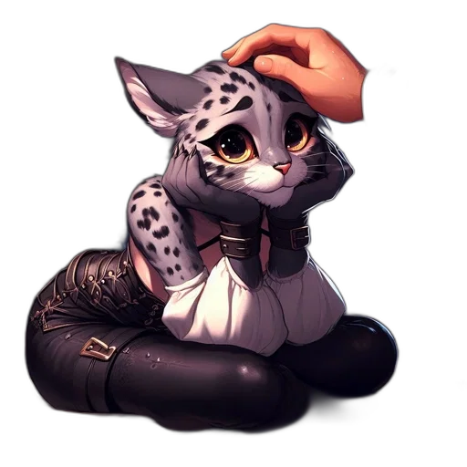 hat, staff, jacket, animal transparent PNG cut-out