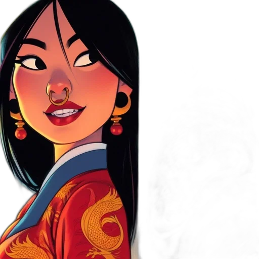 comic book art, concept art, fantasy art, cartoon transparent PNG cut-out