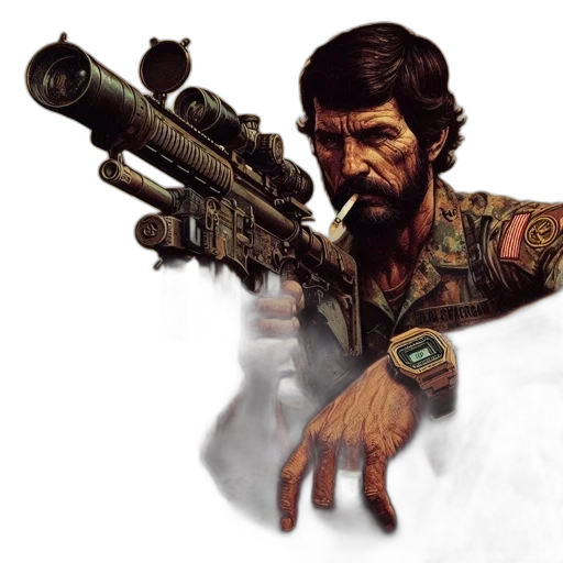 weapon, concept art, comic book art, photorealistic transparent PNG cut-out