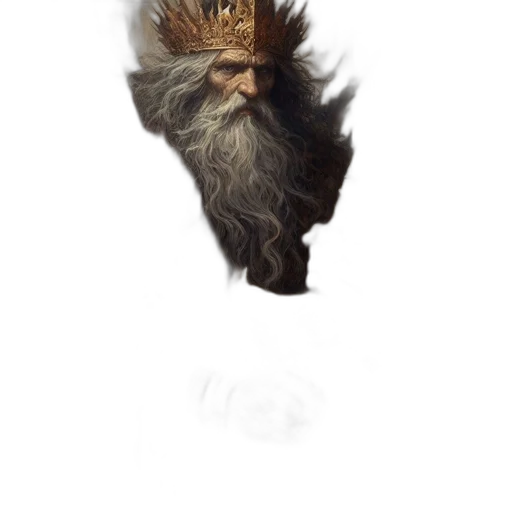 crown, dragon, face, hair transparent PNG cut-out