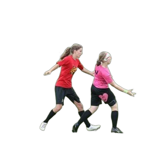 staff, two, female, soccer transparent PNG cut-out