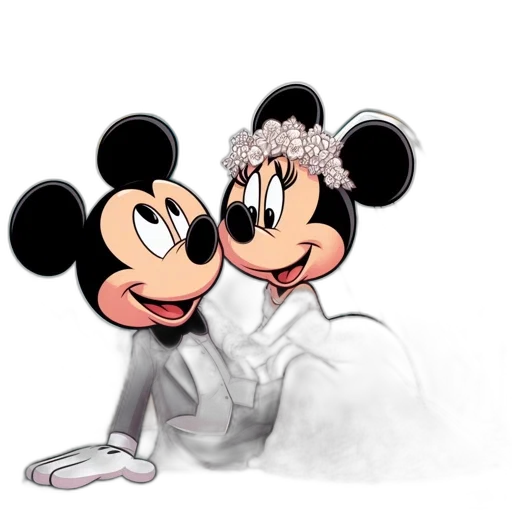 crown, mask, flower, staff transparent PNG cut-out