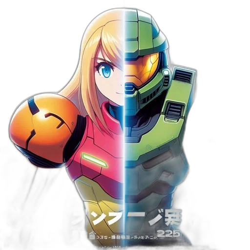 concept art, pixel art, anime, comic book art transparent PNG cut-out