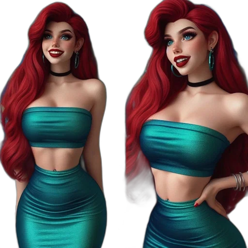 dress, fantasy art, concept art, 3d render transparent PNG cut-out