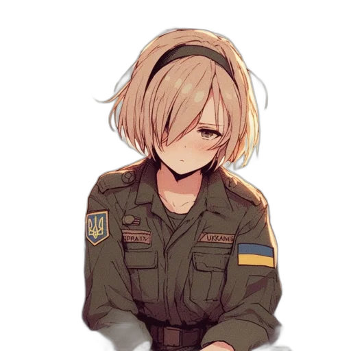 jacket, weapon, staff, face transparent PNG cut-out