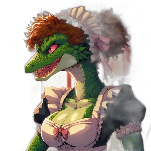 dragon, staff, creature, animal transparent PNG cut-out