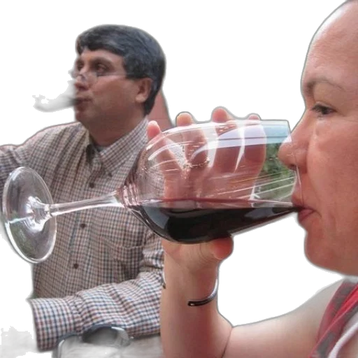 bottle, two, people, enjoying transparent PNG cut-out