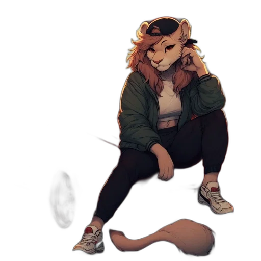 jacket, staff, mask, creature transparent PNG cut-out