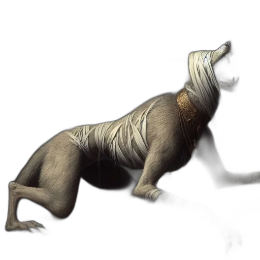creature, animal, dragon, hair transparent PNG cut-out