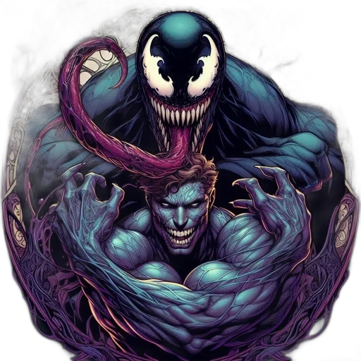 mask, creature, animal, comic book art transparent PNG cut-out