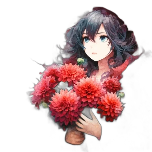 flower, weapon, crown, staff transparent PNG cut-out