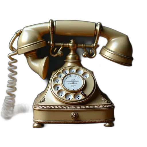 telephones, dial, rotarys, more transparent PNG cut-out