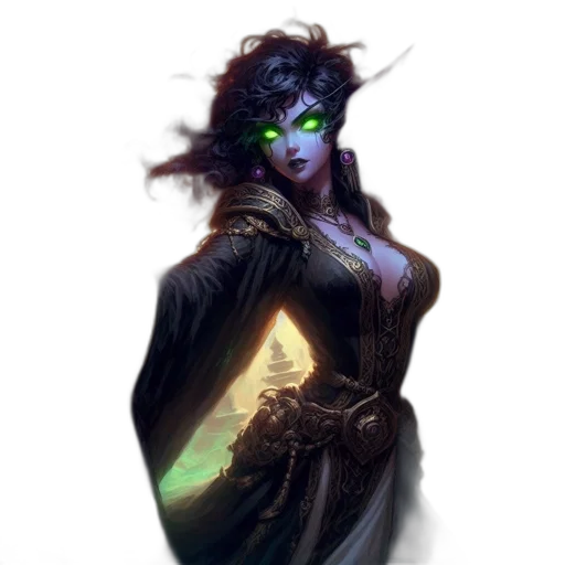 staff, dress, fantasy art, concept art transparent PNG cut-out