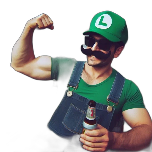bottle, hat, weapon, staff transparent PNG cut-out